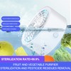 LKJYBG Mini Fruit Vegetable Cleaning Machine Portable Household Disassemble Ipx