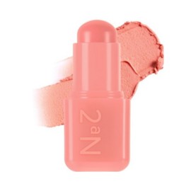 2AN Cheek Pocket Cotton Blurring Stick 01 Baby Peach BNS / 투에이엔 치크 포켓 코튼 블러링 스틱 01 베이비 피치 BNS