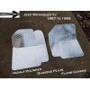 jocartsparts.com Fits Jeep Wrangler YJ Highly Polished Aluminum Diamond Plate