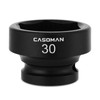 CASOMAN 1/2" Drive 30mm Stubby Impact Socket Set, 6-Point, 1.1"