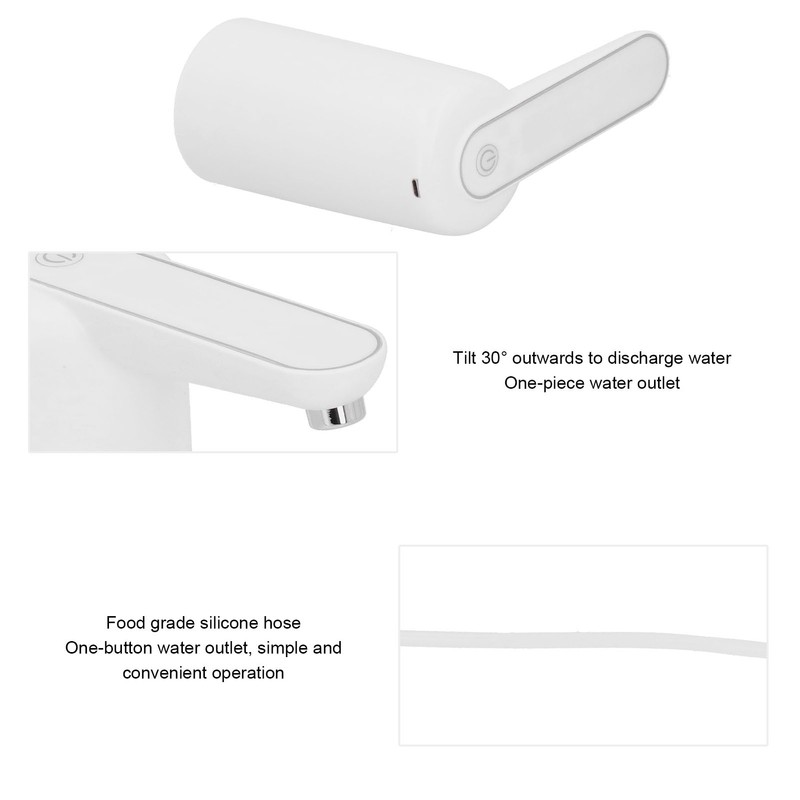 Electric Barreled Water Dispenser USB Charging Automatic Drinking Fountain Water