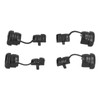 100Pcs Nylon Wire Grommet Strain Relief Bushing Electric Cable Fixing