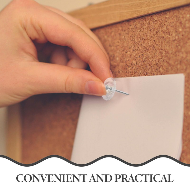 Operitacx 100pcs Cork Board Map Tack Message Board Tacks Cute