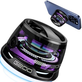 Xpoovv Magnetic Bluetooth Speakers,Small Bluetooth Speaker with Multi-RGB Color Light and Phone Holder for Metal Surface, Perfect Mini Speaker for Shower,Room,Bike,Car,Outdoor Gifts for Teens