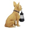 Ebros Picante Mexican Chihuahua Dog Decor Path Lighter Statue 12.5"Tall