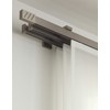 Gardinia End piece rectangular, 2 x end cap, aluminium, brushed