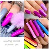 BURANO Poly Extension Gel Nail Kit, 6 Colours Nail Poly