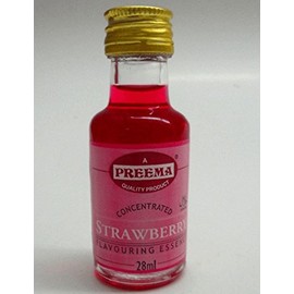 Preema Strawberry flavour essence 28ml x 3 [Kitchen & Home]