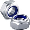 HOLMOL M6 Nylock Nuts 60PCS, 6mm Stainless Steel Locking Nuts,
