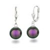 Schöner-SD Pearl Drop Earrings 925 Silver 10 mm, Silver