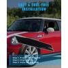 DYNVEX Windshield A-Pillar Trim Molding for Mini Cooper R55 R56