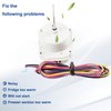 EAU65058318 Refrigerator Freezer Fan Motor DC12V 1A Replacement for LG