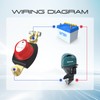 Top Post Battery Disconnect Switch, CNAODUN Battery Cut Off Switch
