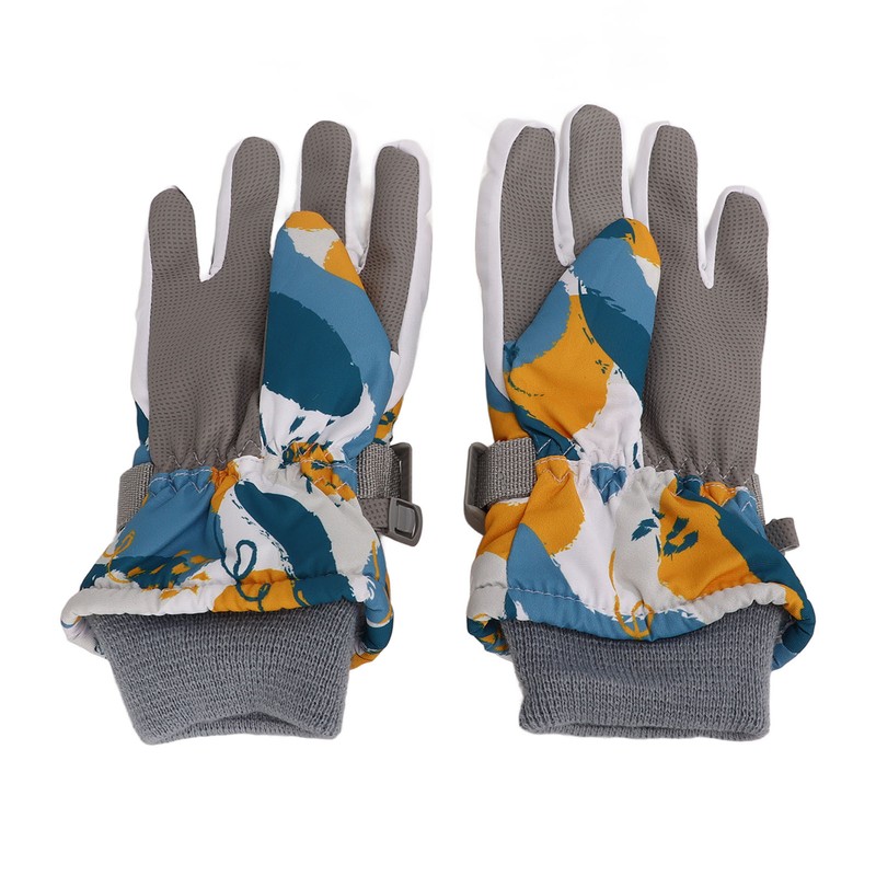 1 Pair Children Warm Gloves Windproof Waterproof Thicken for Winter