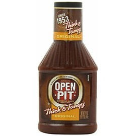Open Pit Thick and Tangy Original BBQ Sauce bottle 18oz [1-Pack]