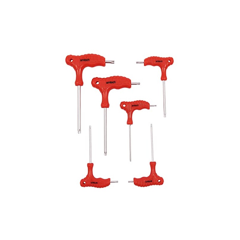 Amtech L0750 6 Piece T-Handle Torx Key Set