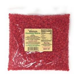 Yankee Traders Hearts Candy, Cinnamon, 2 Pound