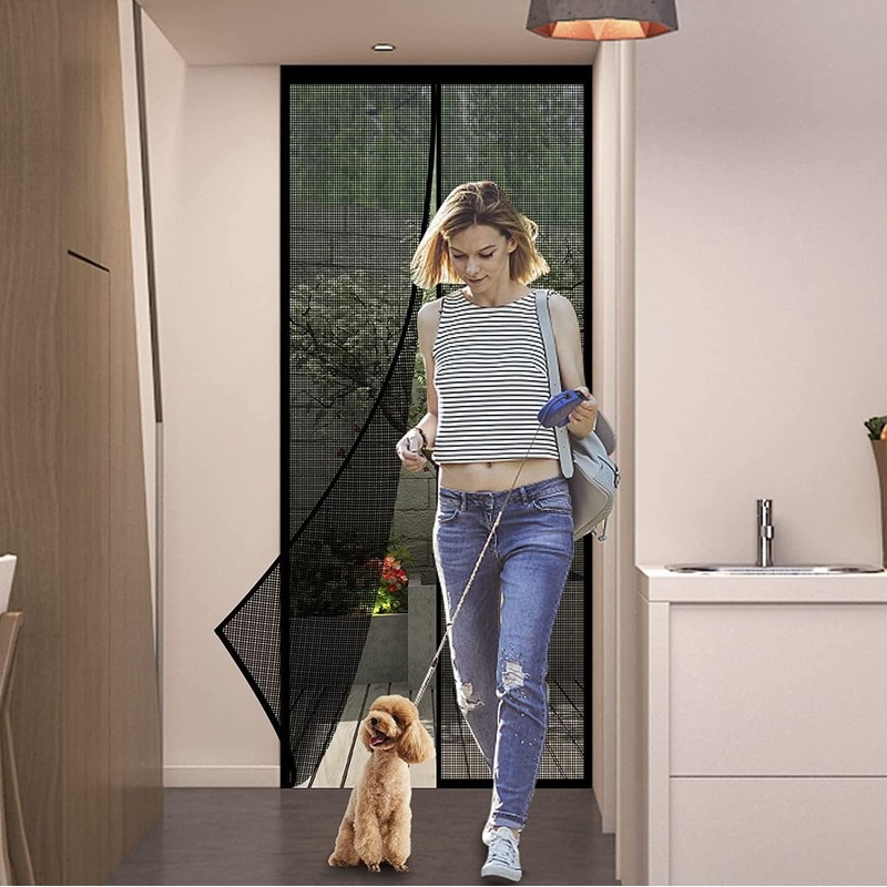 Panngu Magnetic Fly Screen Door 90 x 190cm White, Bugs