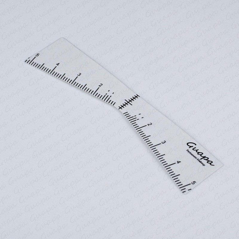 Guapa Eyebrow Ruler Stencils， Mapping Brow Tools Microblading Stickers Permanmemt