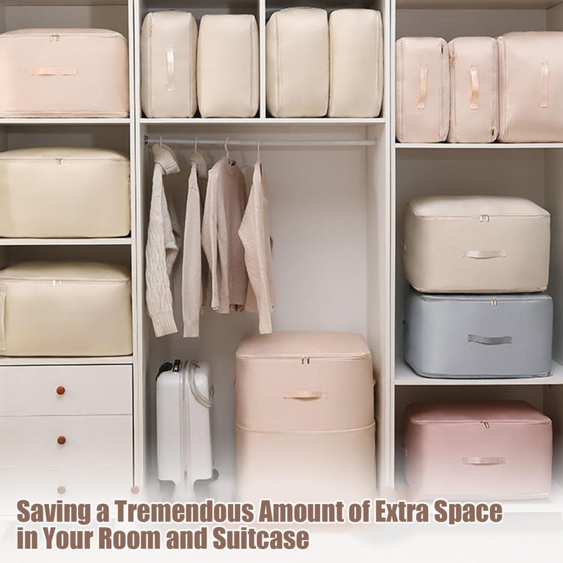 Ultra Space Saving Self Compression Organizer, 2025 Upgraded Space Saving