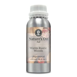 Nature's Oil Warm Rustic Woods Fragrance Oil, 16oz Premium Scented Oil