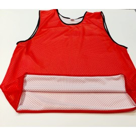 SPORTSBIBS 6 x Football Bibs for Children and Adults - Set of 6 - Reversible Bibs 2 Colours, Training Bibs, Marking Shirt Double-Sided for Men and Women Juniors Seniors