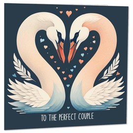 Congratulations Wedding Card - Anniversary Card - To The Perfect Couple