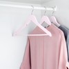 Harbour Housewares Wooden Children's Hangers - Light Pink - Pack