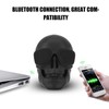 New Skull Head Speaker Portable Mini Wireless Bluetooth Stereo Speaker