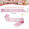 PATIKIL Birthday Girls Sash, Glitter Birthday Sash for Women Satin