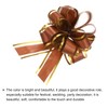 MECCANIXITY 5pcs 4 Inch Large Big Pull Bow with Gold