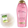 Kit Esponja Suave EcoTools y Body Wash Sal Rosa OGX