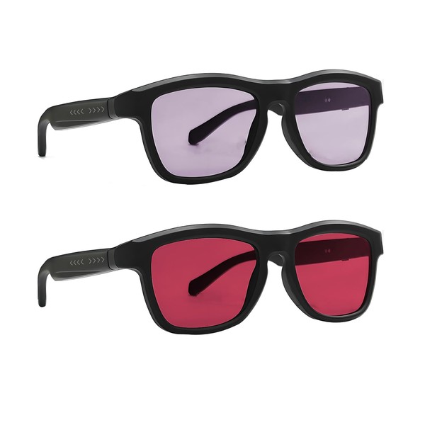 Smart Bluetooth AI Real Time Translation Sunglasses with Finger-Swipe Color