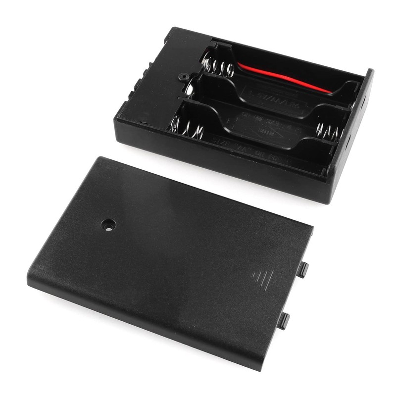 DGZZI Battery Case 3 AA Battery Box Holder with ON-Off