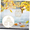 IWOWHERO Hanging Suet Feeder for Wild Birds Bird Feeders for