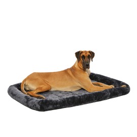 MidWest Bolster Pet Bed | Dog Beds Ideal for Metal Dog Crates | Machine Wash & Dry