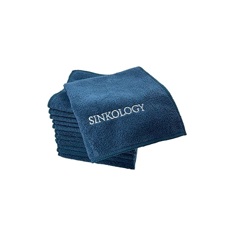 SinkSense 12-Pack Microfiber Cleaning Cloth