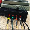 RJ Black Solderless jacks 1/4" TS and TRS for Pedalboards