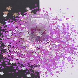 10 Grams/Pack - Christmas Holiday Mixes Series Glitter - Festival Rave Beauty Makeup Face Body Nail Art Tumbler Decoration XM12