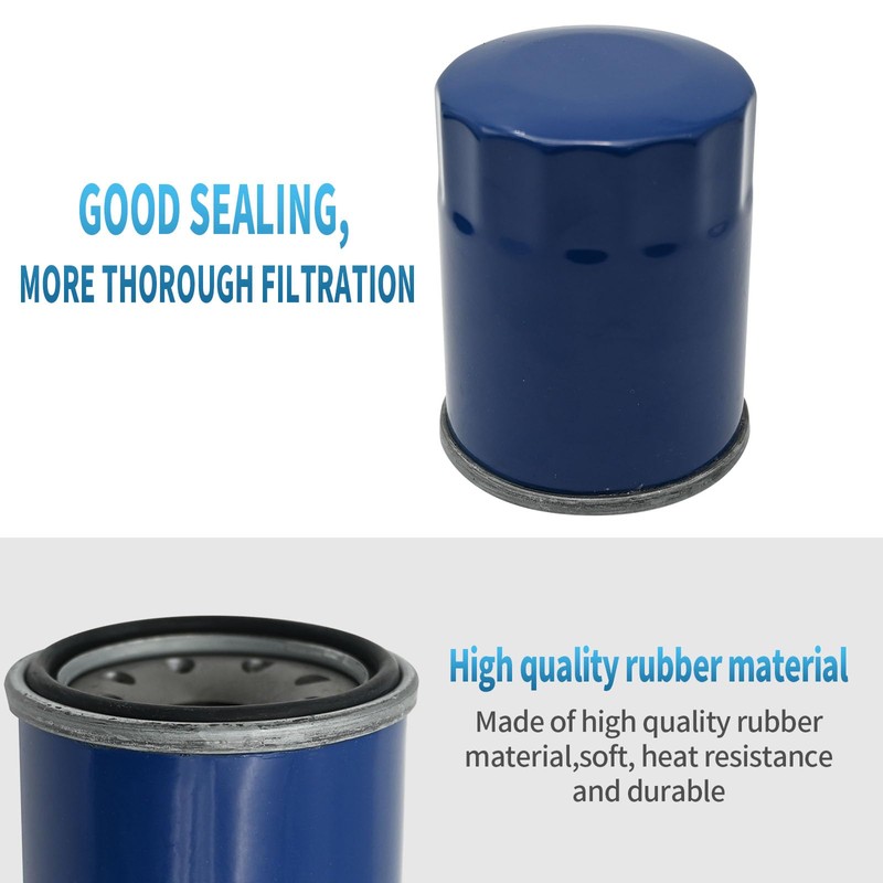 Anxingo 15400-PLM-A02 Oil Filter 17210-Z6L-010 Air Filter Kit Replacement for