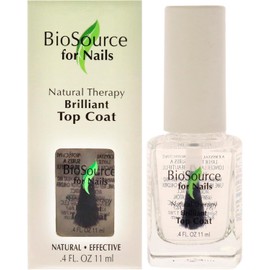 Biosource for nails natural therapy brilliant top coat, 0.4 oz