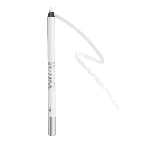 Urban Decay 24/7 Glide-On Eyeliner Pencil, Yeyo - Metallic White with Shimmer Finish - Award-Winning, Waterproof Eyeliner - Long-Lasting, Intense Color