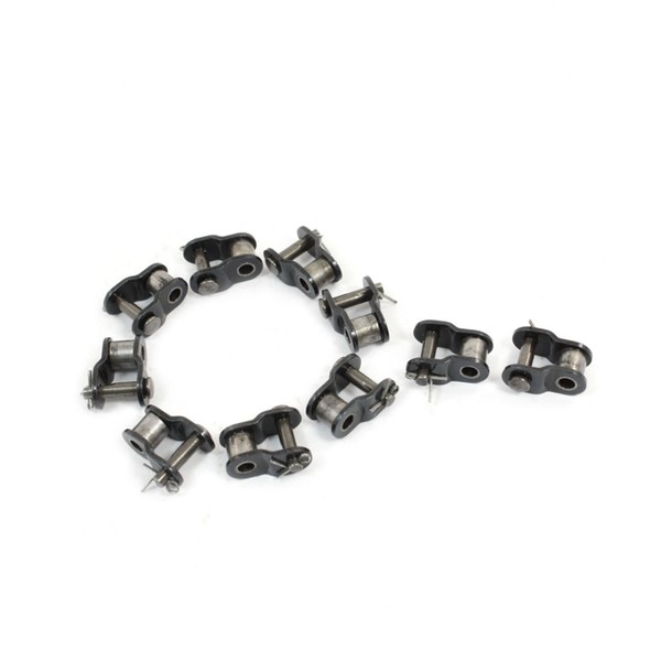 REPAIROCK 10pcs Half Offset Metal Connecting Link Connectors Chain for