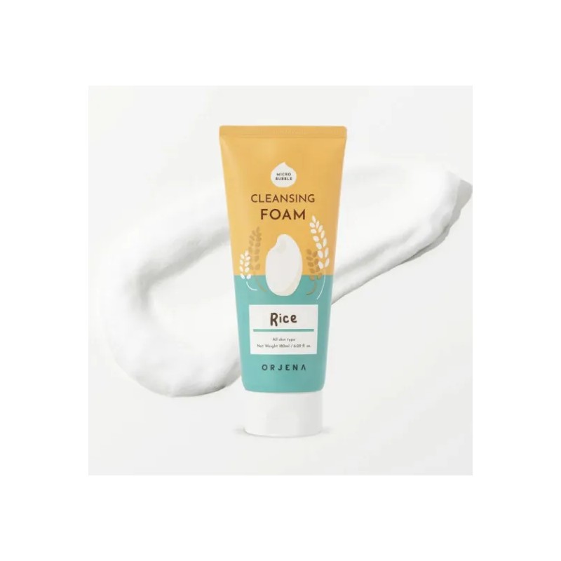 Orjena Smile Day Espuma Facial Limpiadora De Arroz Coreana Mixta