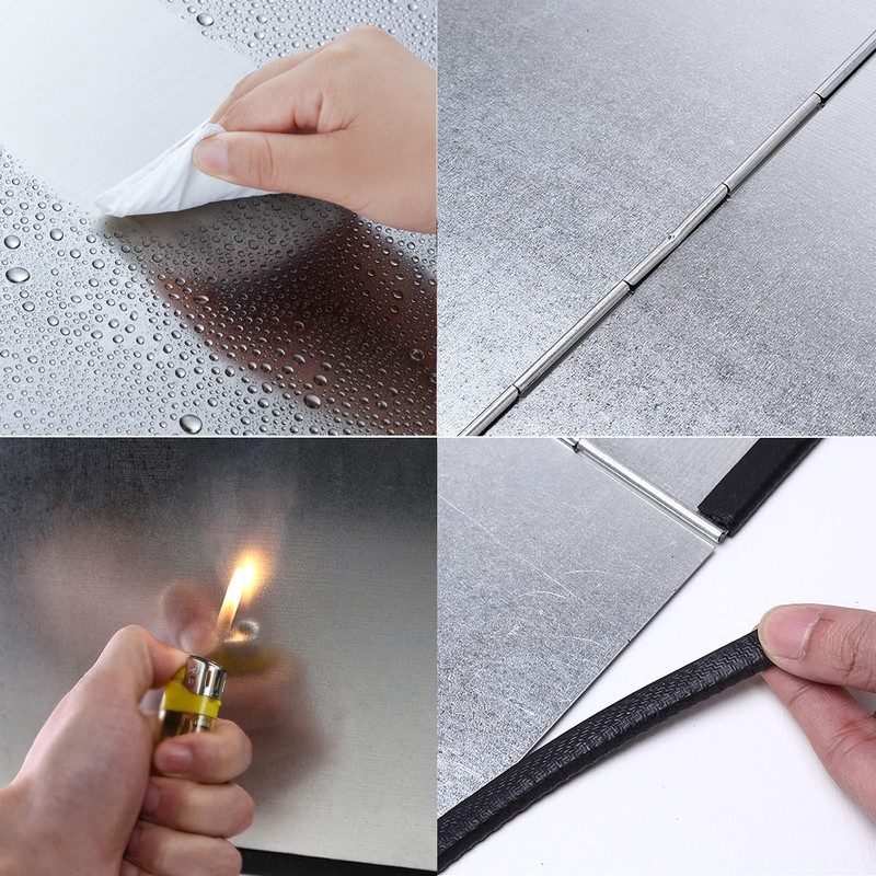 Foldable Stove Splatter Guard Grease Shield Nonstick Oil Stove Splash