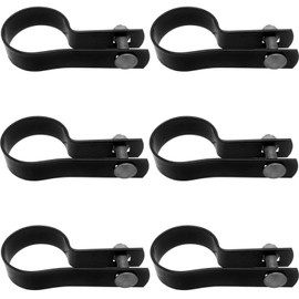 Jake Sales 1-7/8" Tension Band for Chain Link Fence - Use for 1-7/8" Outside Diameter Post/Pipe - BLACK Powder Coated Chain Link Tension Band - Qty 6