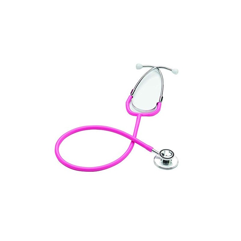 Timesco TD1-13-209 Stethoscope, Ruby Dual Head, Pink