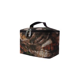 NGIL Travel Cosmetic Bag Makeup Bag Organizer for Women and Girls (Camo-Brown)