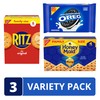 OREO Cookies, RITZ Crackers, Honey Maid Graham Crackers Variety Pack,