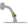 Solid Brass Shower Head Swivel Ball Adapter, Adjustable Shower Arm